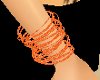 Shimmer Orange Bracelets