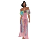 cool colors gown