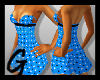 *G* Kick BlueBlack Dress