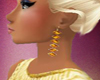 *L* Fire Gold Earrings