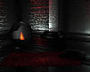Dark Fireplace Kiss