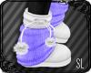 !SL l Violet Snow Shoes