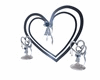 Wed.arch w/hearts blue