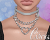 C` Gray Babygirl Choker