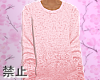 *B Cozy Sweater;; Pink