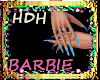 [HDH]BARBIE NAILS BLUE