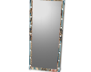 BlueAndTan Flower Mirror