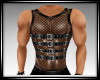 Belted Mesh Top Muscled