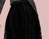 E* Black Lace Skirt 