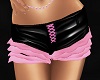 rumba shorts pink pvc