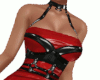 Red Hot Leather Dress
