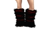 blk and red leg warmers