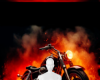 Motorcycle fire bg