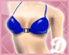 *D* PVC Bikini Blue