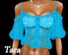 Sweet Lace Top Blue