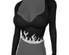 chrome flames top