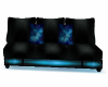 Blue Black Couch