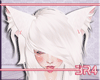 White Cat Ears Animated
