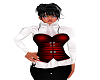 Blouse with Red Bodice