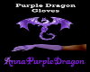 Purple Dragon Gloves