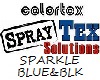 ~TEX~SPARKLE BLUE & BLK