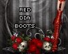 [P] red dia boots