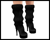 Black Knit Boots
