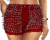 RED PUNK SHORTS