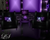 V Purple Coffee Chairs