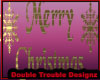 |DT|GOLD MERRY CHRISTMAS