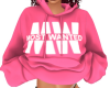 Most Wanted Hoodie  PINK