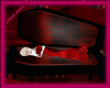 Laying in coffin pose