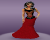 Red/Black evening gown