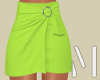 Lime Mini Skirt | M