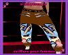 brown dragon angry pant