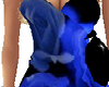 blue rose dress