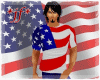 *jf* USA Flag T-Shirt M