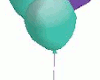 Teal Purple Balloons