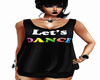 BLACK  LETS DANCE TOP