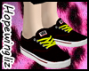 [BLE]Black yellow shoes