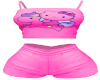 2Pc Pink Kitty & Uni Fit