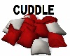 RedWhite Cuddle Pillows