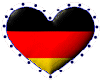 German Heart sticker