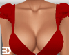 Red Zipper Top Large