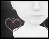 Hearts Pink Earrings