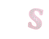 Baby Pink Letter S