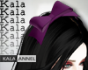 !A purple hair bun