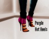 *S* Purple Hot Heels
