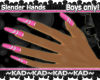 |KAD|SlenderNails~Pink~