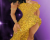 *FM* Gold Speckled Dress